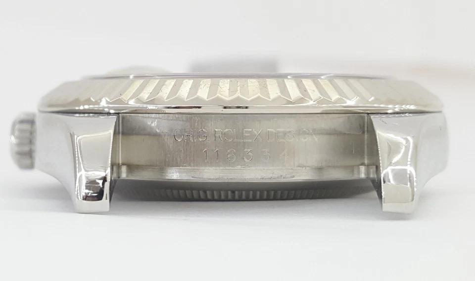 Rolex DateJust II 116334 41 mm Oyster SS & 18K White Gold W/ Box & Card